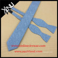 Custom Woven Bow Tie Private End Fold Necktie Label